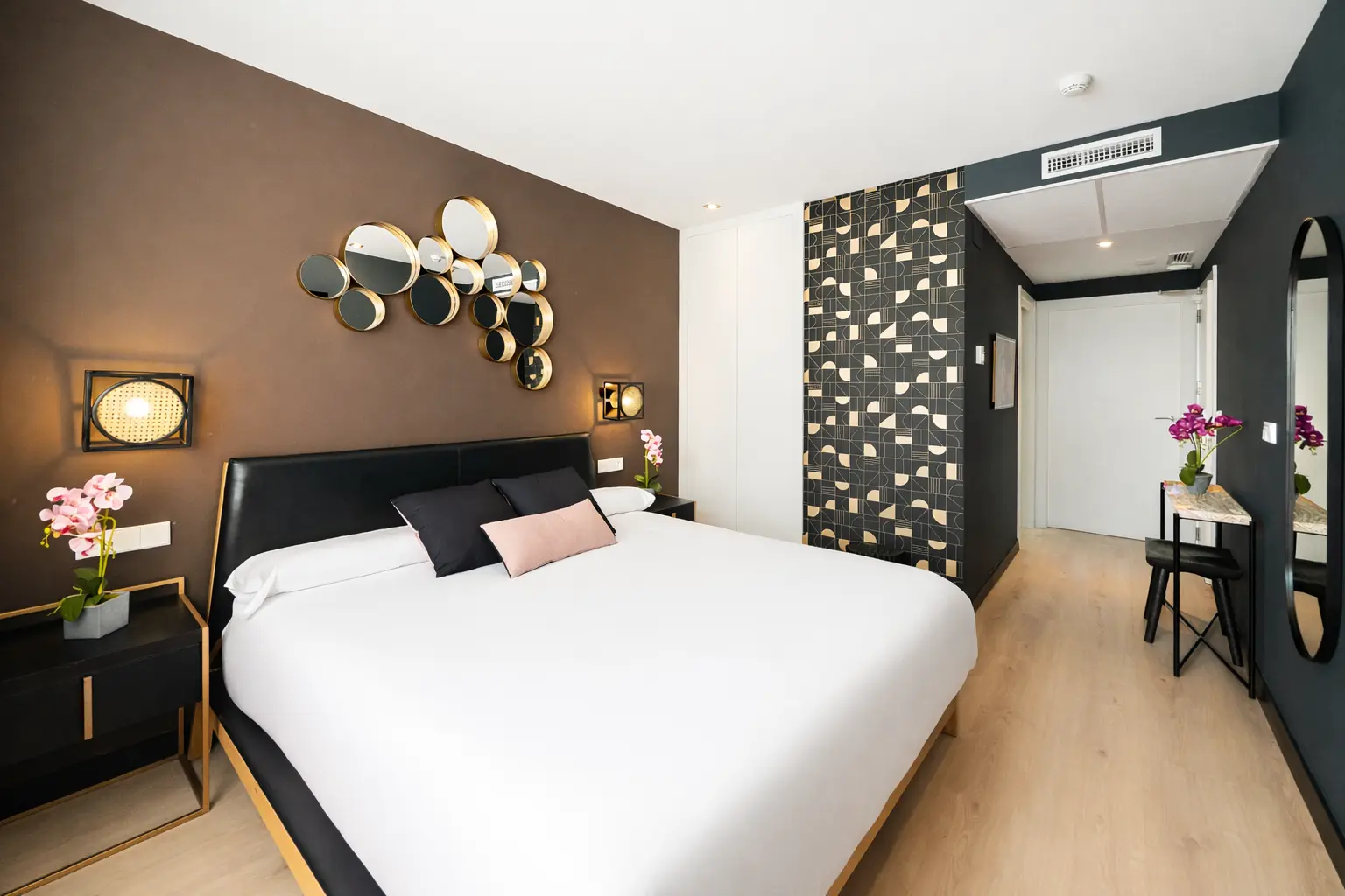 Dormitorio doble diseño vanguardista