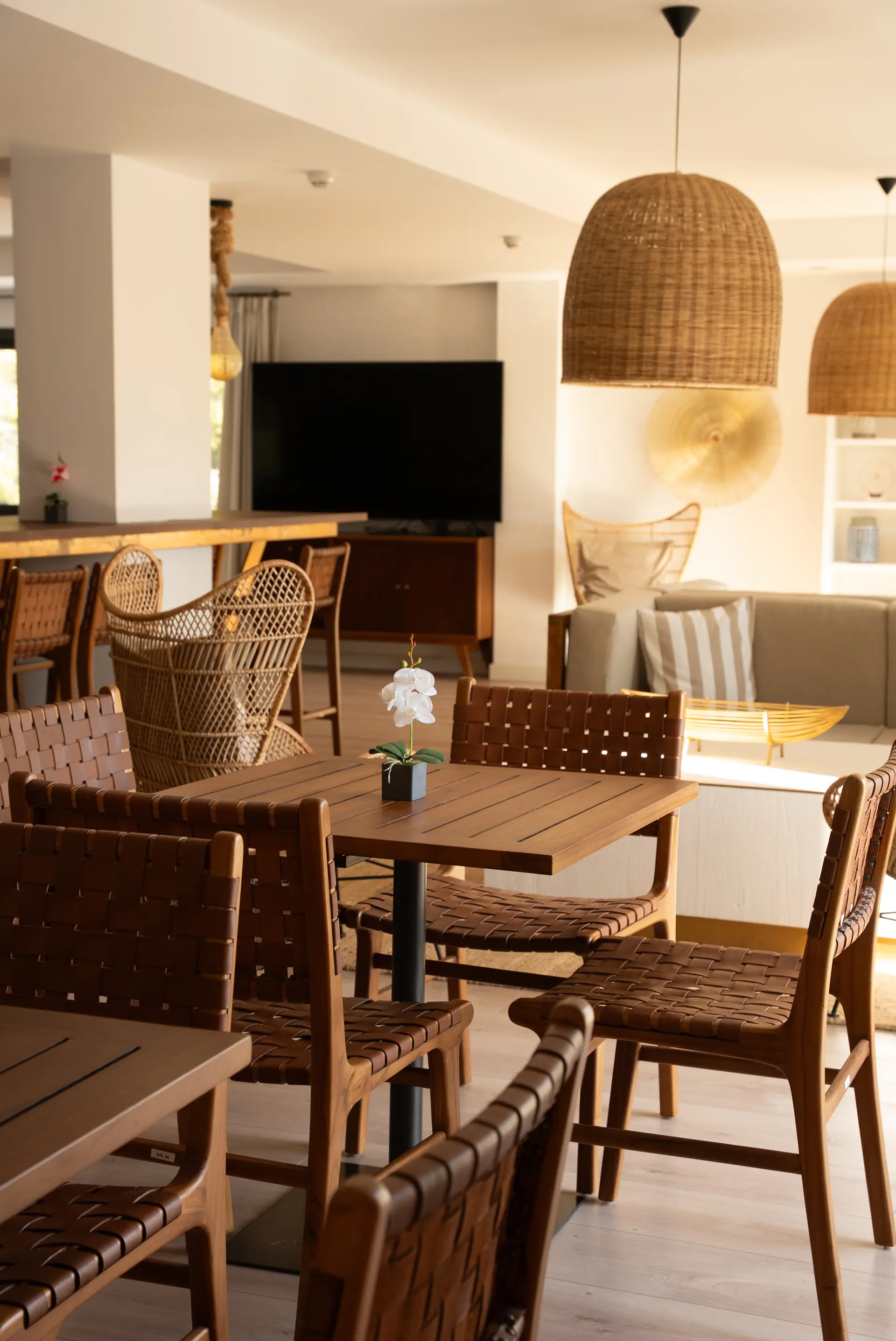 Salon Social Interior Diseño Organico